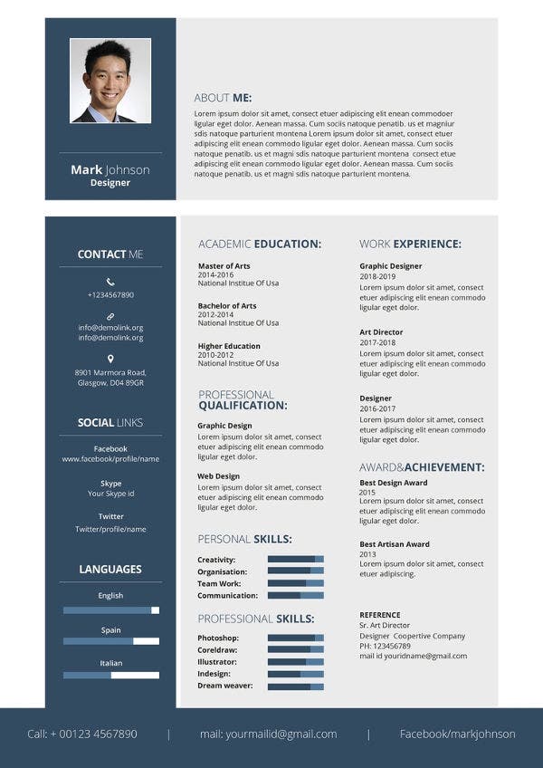 resume templates for word mac