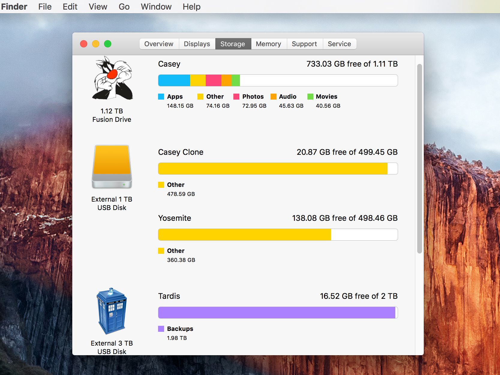 program to see hard drive space for mac